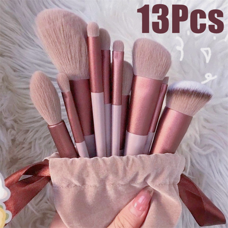 13-Piece Professional Makeup Brush Set for Flawless Application