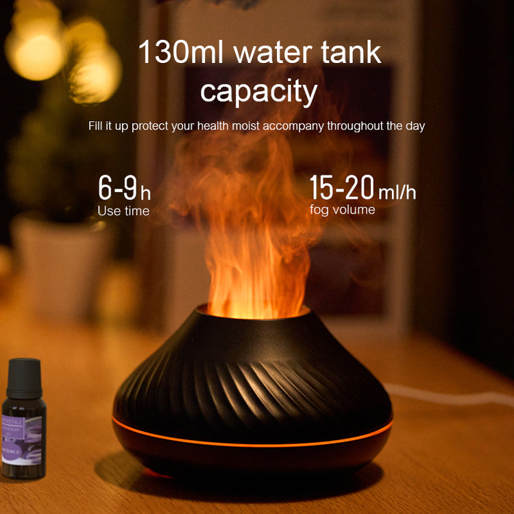 RGB Flame Aroma Diffuser with Colorful Mist Effects