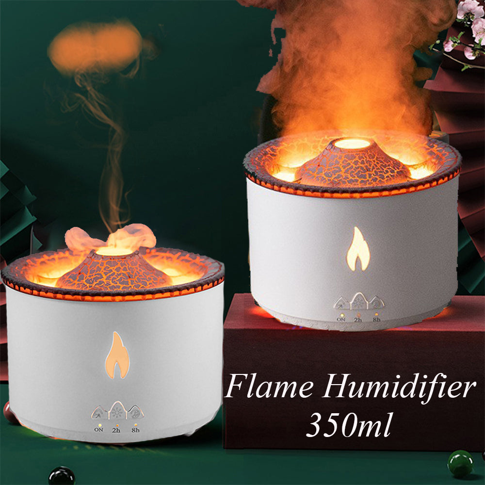 Volcano Flame Aroma Diffuser with Ultrasonic Humidifier