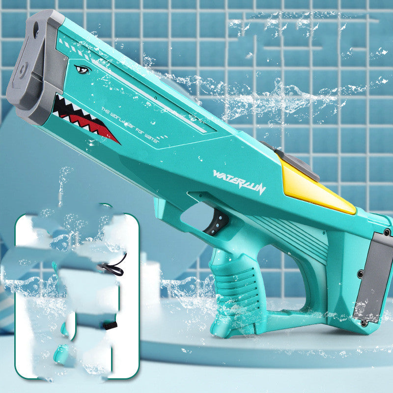 Electric Shark Water Gun for Summer Outdoor Fun