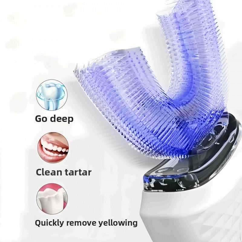 360° U-Shaped Electric Toothbrush for Deep Cleaning