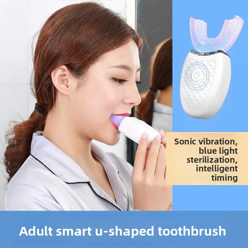360° U-Shaped Electric Toothbrush for Deep Cleaning