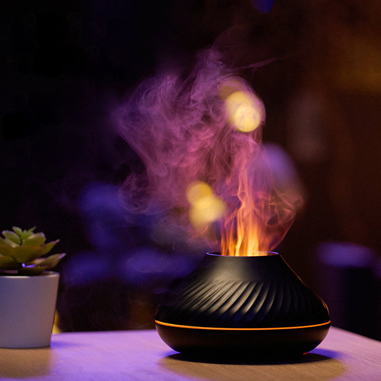 RGB Flame Aroma Diffuser with Colorful Mist Effects