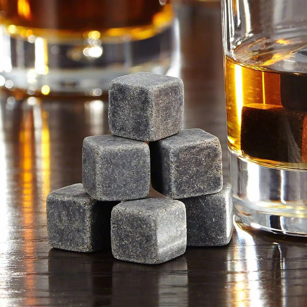 Premium Reusable Whiskey Stones Set for Perfect Chilling