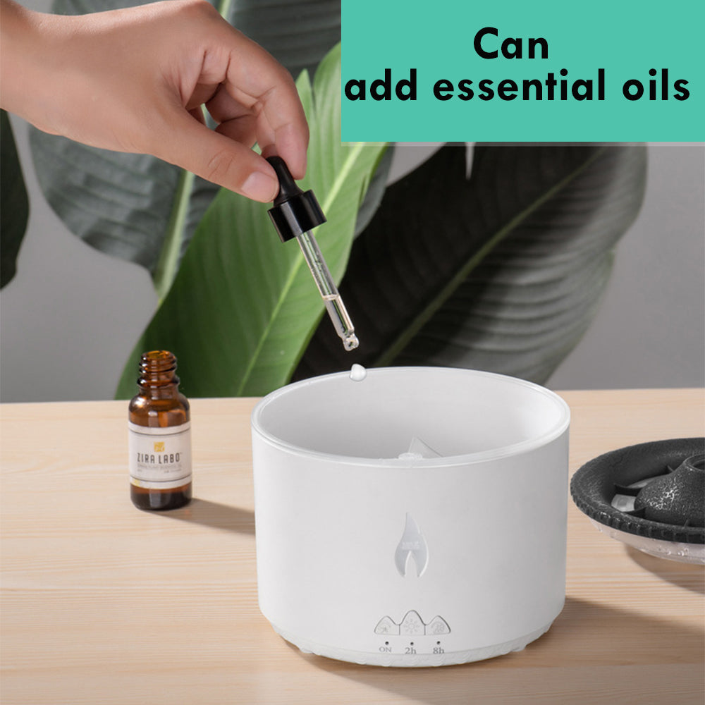 Volcano Flame Aroma Diffuser with Ultrasonic Humidifier