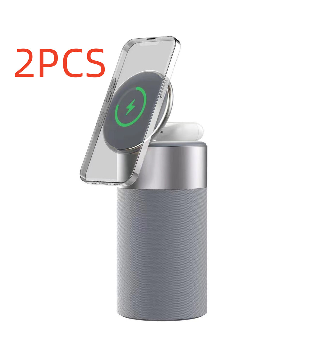 3-in-1 Wireless Charging Speaker Lamp with Phone Stand