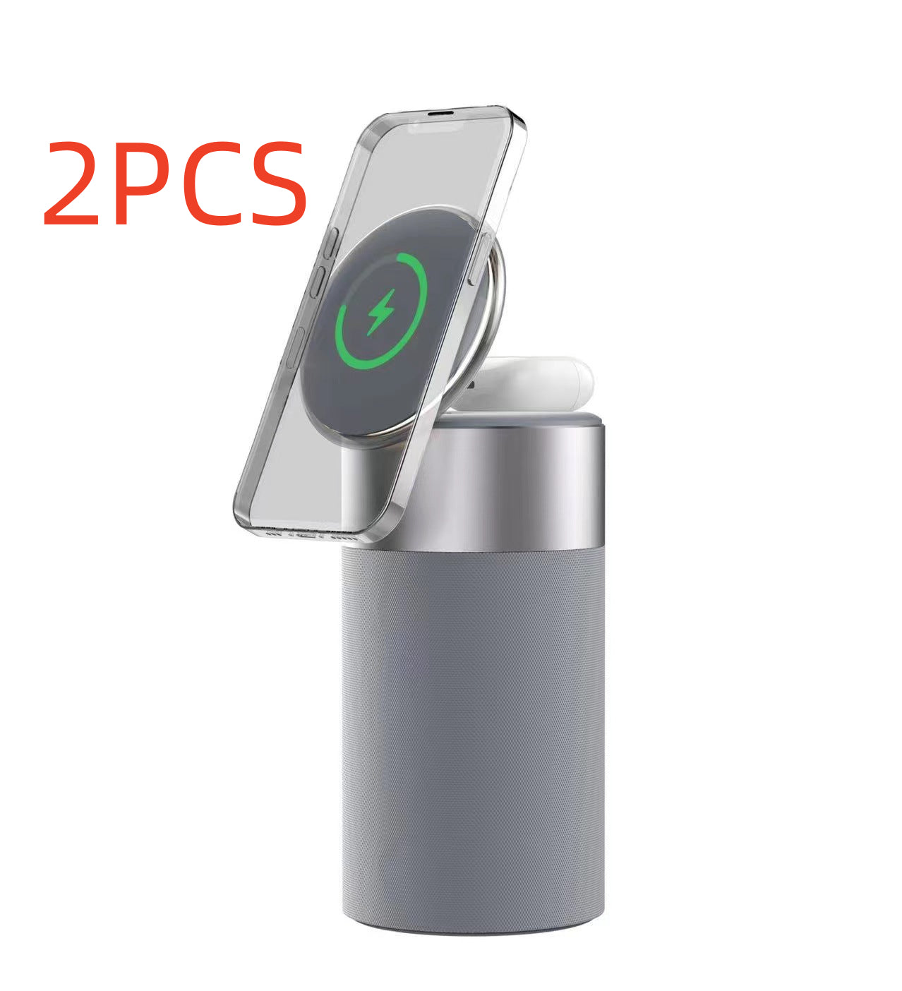 3-in-1 Wireless Charging Speaker Lamp with Phone Stand