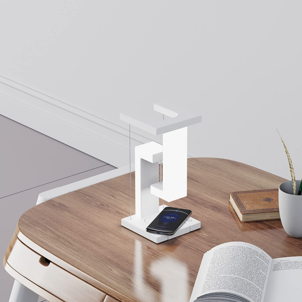 Floating Wireless Charging LED Desk Lamp with Touch Control