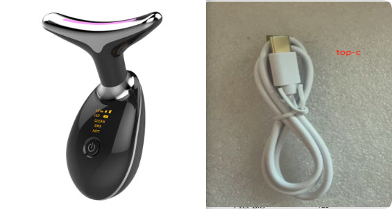 EMS Neck Massager with LED Light Skin Care