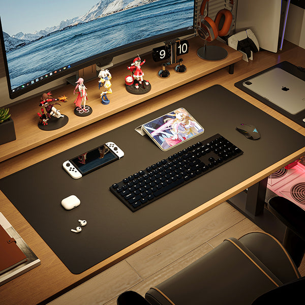 Premium Oversized Leather Desk Mat for Office Setup