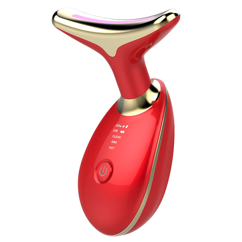 EMS Neck Massager with LED Light Skin Care