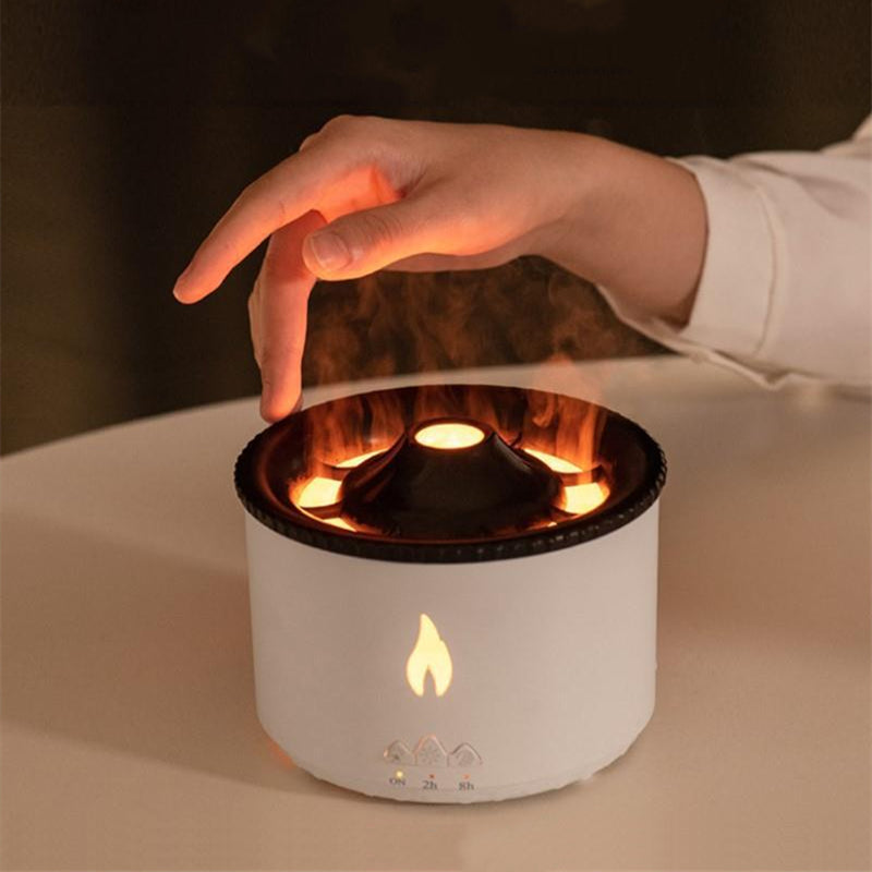 Volcano Flame Aroma Diffuser with Ultrasonic Humidifier