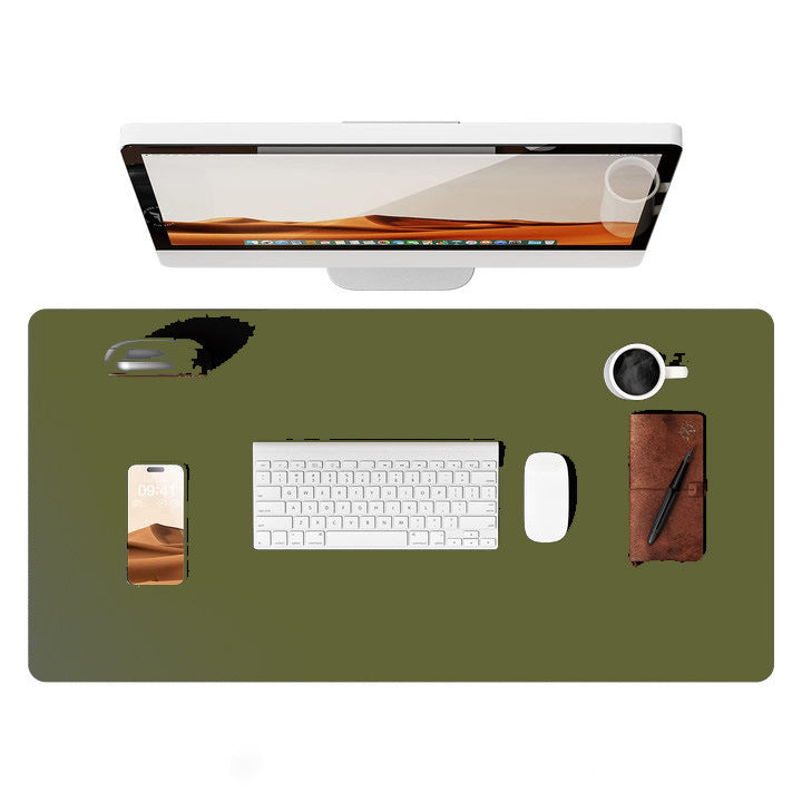 Premium Oversized Leather Desk Mat for Office Setup