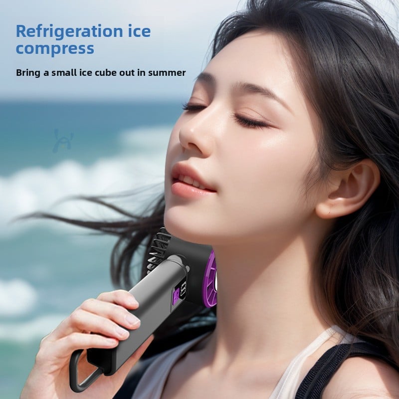 ChillBlast Portable Cooling Fan with Instant Ice Breeze