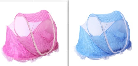Foldable Baby Mosquito Net Bed with Pillow Set