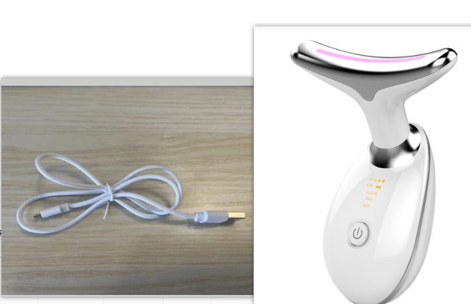 EMS Neck Massager with LED Light Skin Care