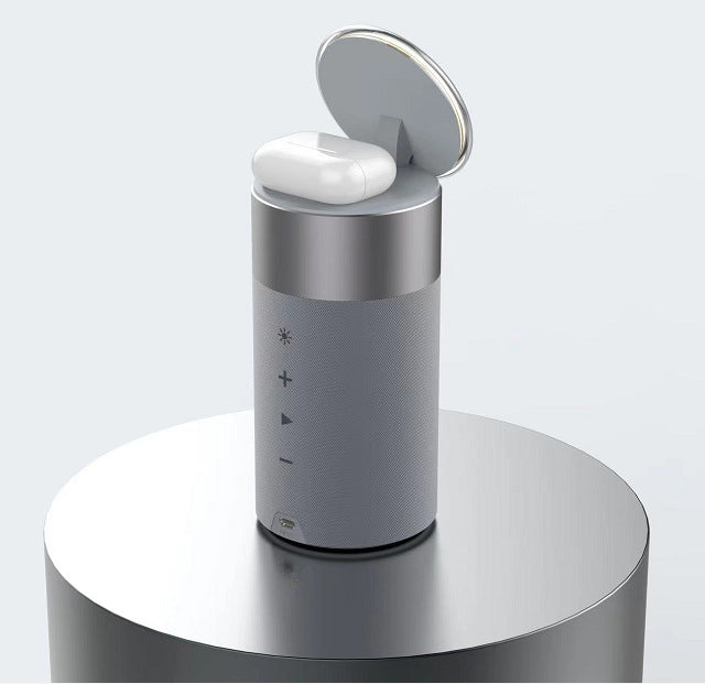 3-in-1 Wireless Charging Speaker Lamp with Phone Stand
