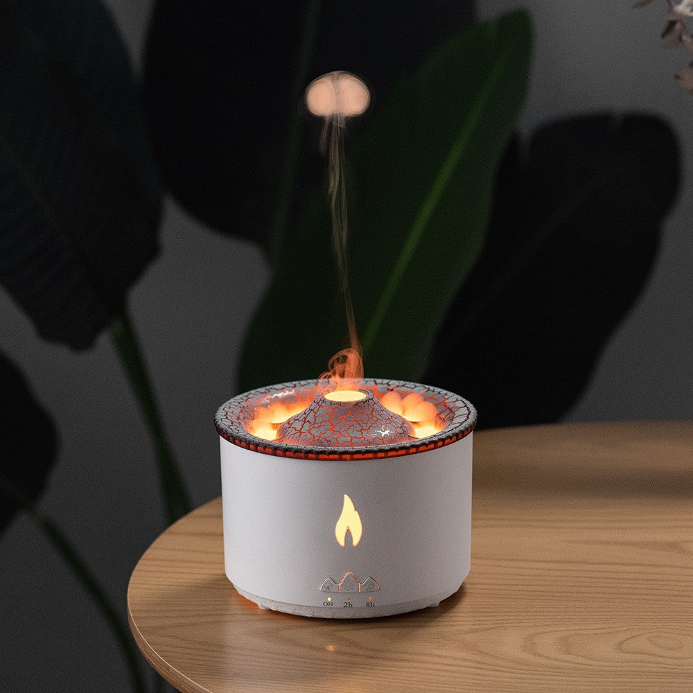 Volcano Flame Aroma Diffuser with Ultrasonic Humidifier