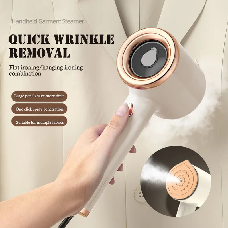 Portable Handheld Garment Steamer for Wrinkle-Free Clothes