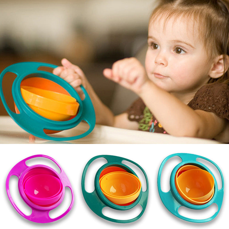 360° Spill-Resistant Toddler Bowl for Mess-Free Meals